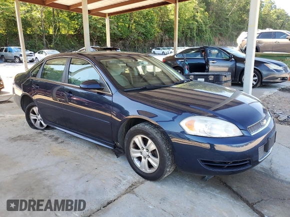 2012 Chevrolet Impala LS Retail with VIN 2G1WA5E35C1217567, listed as a Copart auction lot 57729315 with 129,346 mi miles and Salvage title. Bid and sale history available at DreamBid. Image 4.