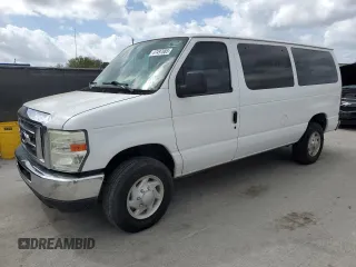 2013 Ford Econoline Passenger XL with VIN 1FBNE3BL9DDA61687, listed as a Copart auction lot 47497085 with 183,585 mi miles and Clean Title. Bid and sale history available at DreamBid. Image 1.