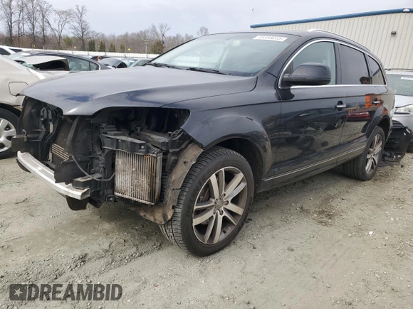 2013 Audi Q7 3.0L TDI Prestige with VIN WA1VMBFE9DD012410, listed as a Copart auction lot 48388015 with 132,906 mi miles and Salvage Title. Bid and sale history available at carsss.com. Image 1.