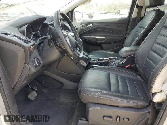 2015 Ford Escape Titanium with VIN 1FMCU0JX0FUA05189, listed as a Copart auction lot 51254255 with 150,304 mi miles and Salvage Title. Bid and sale history available at carsss.com. Image 7.