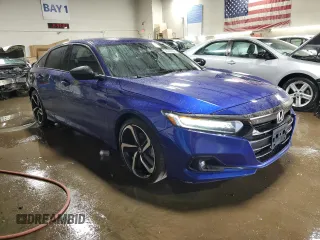 2022 Honda Accord Sedan Sport SE with VIN 1HGCV1F42NA093444, listed as a Copart auction lot 50357065 with 29,583 mi miles and Salvage Title. Bid and sale history available at carsss.com. Image 4.