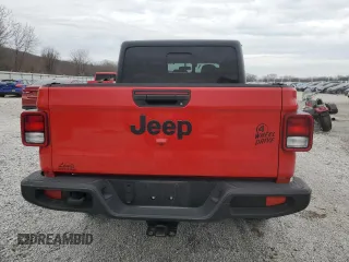 2022 Jeep Gladiator Texas Trail with VIN 1C6HJTAG9NL170836, listed as a Copart auction lot 43064695 with 46,176 mi miles and Salvage Title. Bid and sale history available at carsss.com. Image 6.