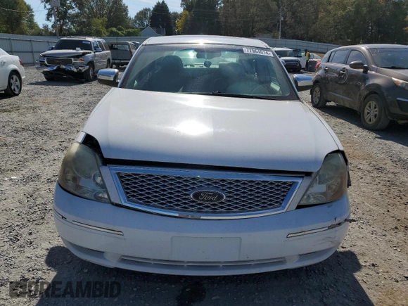 2005 Ford Five Hundred Limited with VIN 1FAHP25105G189328, listed as a Copart auction lot 77964014 with 183,988 mi miles and Salvage Title. Bid and sale history available at carsss.com. Image 5.