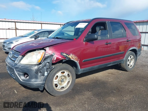 2005 Honda CR-V LX with VIN JHLRD68545C016886, listed as a IAAI auction lot 42077038 with 275,148 mi miles and . Bid and sale history available at DreamBid. Image 2.