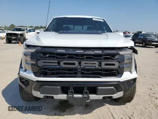 2024 Ford F-150 Raptor with VIN 1FTFW1RG1RFA22551, listed as a Copart auction lot 75998654 with 5,473 mi miles and Salvage Title. Bid and sale history available at DreamBid. Image 5.