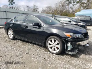 2014 Acura RLX with VIN JH4KC1F39EC004740, listed as a Copart auction lot 42178355 with 102,956 mi miles and Salvage Title. Bid and sale history available at carsss.com. Image 4.
