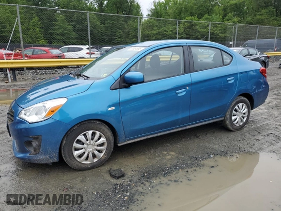 2019 Mitsubishi Mirage ES с VIN ML32F3FJ1KHF14619, выставлен на аукционе Copart как лот 58994695 с пробегом 47 429 миль миль и Списание • Salvage title. История ставок и продаж доступна на DreamBid. Изображение 1.