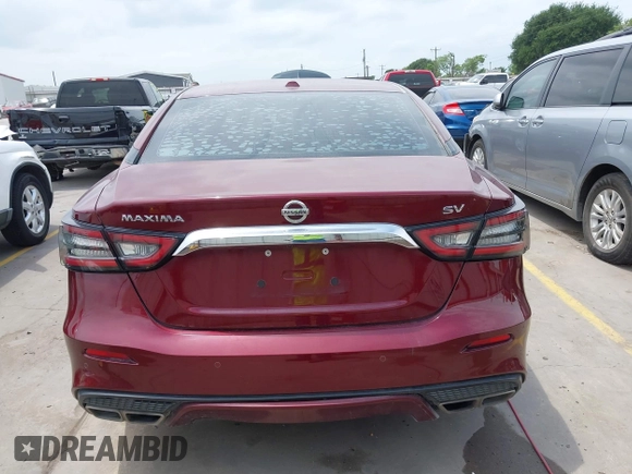 2020 Nissan Maxima SV with VIN 1N4AA6CV3LC386062, listed as a IAAI auction lot 42132959 with 40,098 mi miles and . Bid and sale history available at DreamBid. Image 16.