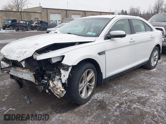 2015 Ford Taurus SEL with VIN 1FAHP2E85FG152256, listed as a IAAI auction lot 41971204 with 120,102 mi miles and . Bid and sale history available at carsss.com. Image 2.