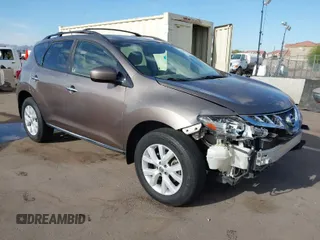 2014 Nissan Murano SL with VIN JN8AZ1MU8EW414942, listed as a IAAI auction lot 41939729 with 136,957 mi miles and . Bid and sale history available at DreamBid. Image 1.