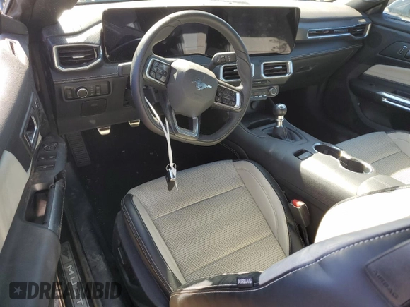 2024 Ford Mustang GT Premium with VIN 1FAGP8FF6R5100632, listed as a Copart auction lot 56425544 with Not provided miles and Clean title. Bid and sale history available at DreamBid. Image 8.