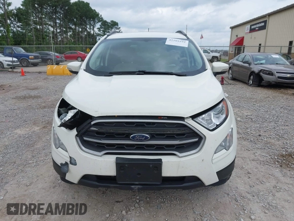 2021 Ford EcoSport SE with VIN MAJ3S2GE9MC448347, listed as a IAAI auction lot 42289292 with 39,874 mi miles and . Bid and sale history available at DreamBid. Image 12.