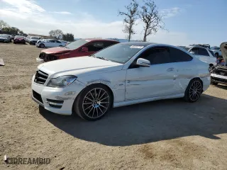 2012 Mercedes-Benz C-Class C 250 with VIN WDDGJ4HB8CF802876, listed as a Copart auction lot 48554275 with 170,669 mi miles and Salvage Title. Bid and sale history available at carsss.com. Image 1.
