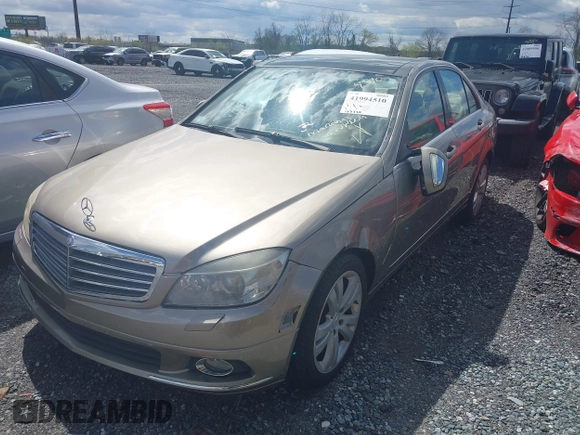 2008 Mercedes-Benz C-Class 3.0L Sport with VIN WDDGF81X18F076882, listed as a IAAI auction lot 41994510 with 163,938 mi miles. Bid and sale history available at carsss.com. Image 2.