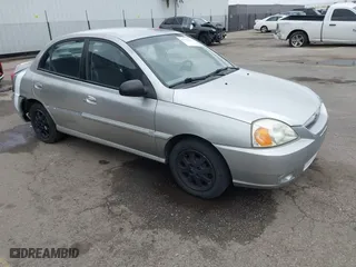 2005 Kia Rio with VIN KNADC125556380753, listed as a IAAI auction lot 41794121 with 139,759 mi miles. Bid and sale history available at carsss.com. Image 1.
