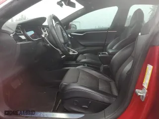 2017 Tesla Model S 100D with VIN 5YJSA1E26HF209598, listed as a Copart auction lot 52162885 with 149,384 mi miles and Salvage Title. Bid and sale history available at carsss.com. Image 7.
