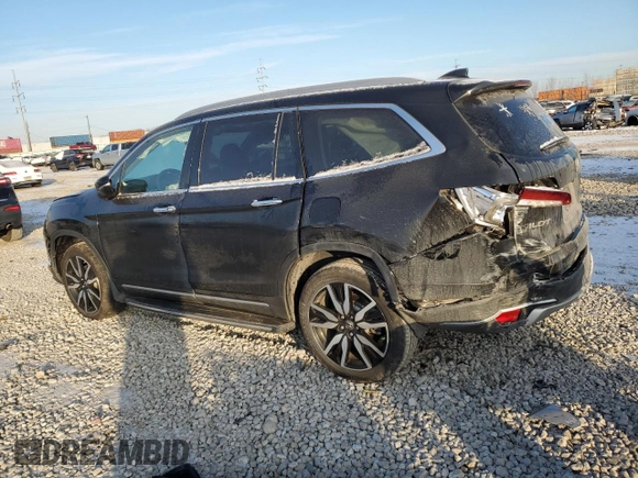 2022 Honda Pilot Touring 7-Passenger with VIN 5FNYF6H60NB100721, listed as a Copart auction lot 41966595 with 0 mi miles and Salvage Title. Bid and sale history available at carsss.com. Image 2.