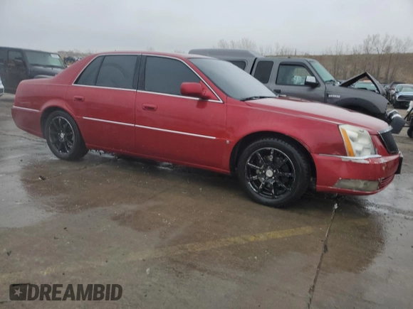 2007 Cadillac DTS Performance with VIN 1G6KD579X7U154445, listed as a Copart auction lot 48138115 with 136,325 mi miles and Salvage Title. Bid and sale history available at DreamBid. Image 4.