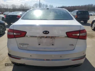 2014 Kia Cadenza Limited with VIN KNALN4D78E5141385, listed as a Copart auction lot 49593545 with 112,991 mi miles and Salvage Title. Bid and sale history available at carsss.com. Image 6.