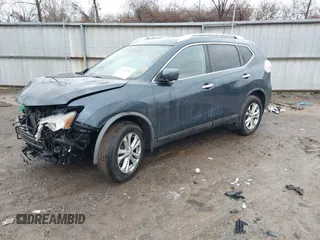 2016 Nissan Rogue SV with VIN KNMAT2MVXGP639517, listed as a IAAI auction lot 41083380 with 92,510 mi miles and . Bid and sale history available at carsss.com. Image 17.