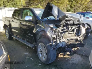 2015 GMC Canyon 2WD SLT with VIN 1GTG5CE30F1240270, listed as a Copart auction lot 80481794 with 138,227 mi miles and Salvage Title. Bid and sale history available at carsss.com. Image 4.