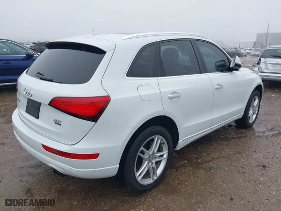 2017 Audi Q5 Premium with VIN WA1C2AFP1HA077610, listed as a IAAI auction lot 41388645 with 94,427 mi miles. Bid and sale history available at carsss.com. Image 4.