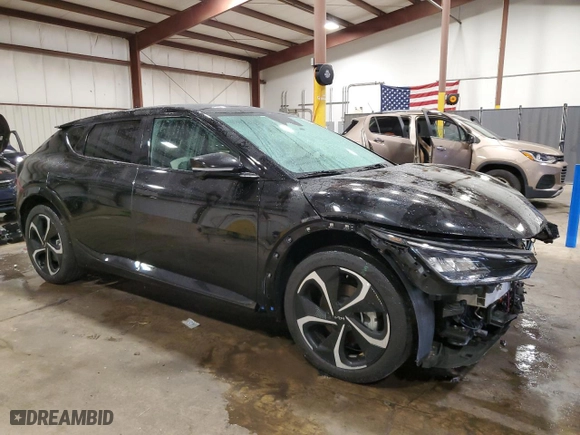 2022 Kia EV6 GT-Line with VIN KNDC4DLC4N5060047, listed as a Copart auction lot 63613764 with 45,650 mi miles and Salvage Title. Bid and sale history available at carsss.com. Image 4.