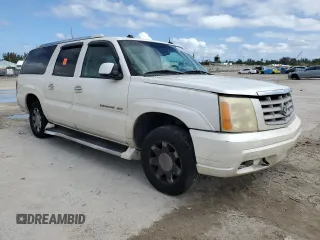 2005 Cadillac Escalade ESV z VIN 3GYFK66N95G204884, wystawiony jako Copart lot #46892595 z przebiegiem Nie podano mil oraz Szkody całkowita. Historia ofert i sprzedaży dostępna na DreamBid. Obrazek 4.
