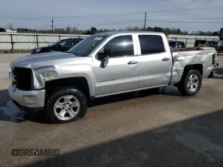 2018 Chevrolet Silverado 1500 Custom with VIN 3GCPCPEC5JG388454, listed as a Copart auction lot 45695755 with 186,425 mi miles and Salvage Title. Bid and sale history available at DreamBid. Image 1.