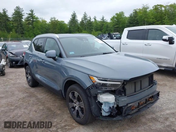 2021 Volvo XC40 Inscription with VIN YV4162UL2M2432602, listed as a IAAI auction lot 42331915 with 54,195 mi miles and . Bid and sale history available at DreamBid. Image 1.