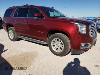 2019 GMC Yukon SLT Standard Edition with VIN 1GKS2DKC7KR319416, listed as a Copart auction lot 80272194 with 53,848 mi miles and Salvage Title. Bid and sale history available at carsss.com. Image 4.
