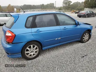 2005 Kia Spectra with VIN KNAFE161955108612, listed as a Copart auction lot 79648514 with 156,963 mi miles and Salvage Title. Bid and sale history available at carsss.com. Image 3.