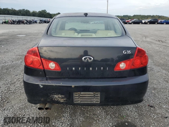 2005 Infiniti G35 with VIN JNKCV51E75M202077, listed as a Copart auction lot 73027434 with 297,743 mi miles and Salvage Title. Bid and sale history available at DreamBid. Image 6.
