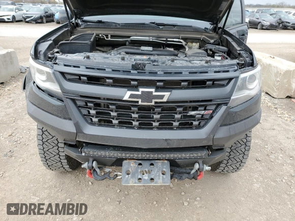 2017 Chevrolet Colorado 4WD ZR2 z VIN 1GCGTEEN5H1284514, wystawiony jako Copart lot #51377075 z przebiegiem 109 085 mil mil oraz Szkoda całkowita • Salvage title. Historia ofert i sprzedaży dostępna na DreamBid. Obrazek 12.