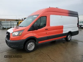 2022 Ford Transit Cargo с VIN 1FTBW3X89NKA31604, выставлен на аукционе Copart как лот 43710745 с пробегом 52 329 миль миль и Списание • Salvage title. История ставок и продаж доступна на DreamBid. Изображение 1.