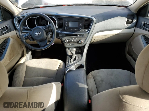 2015 Kia Optima LX with VIN KNAGM4A78F5584825, listed as a Copart auction lot 46266055 with 69,689 mi miles and Salvage Title. Bid and sale history available at DreamBid. Image 8.