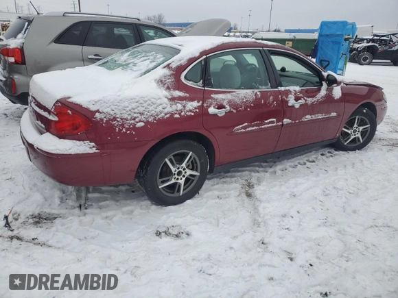 2005 Buick LaCrosse CX with VIN 2G4WC532951345370, listed as a Copart auction lot 89134185 with 84,373 mi miles and Salvage title. Bid and sale history available at DreamBid. Image 3.