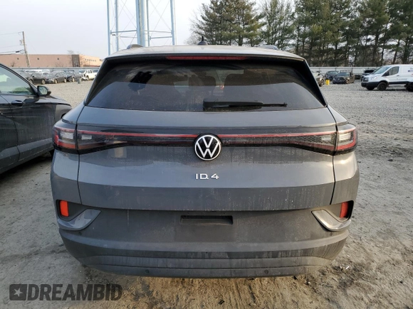 2023 Volkswagen ID.4 Pro with VIN 1V2CMPE83PC016631, listed as a Copart auction lot 88873725 with 38,809 mi miles and Salvage Title. Bid and sale history available at DreamBid. Image 6.