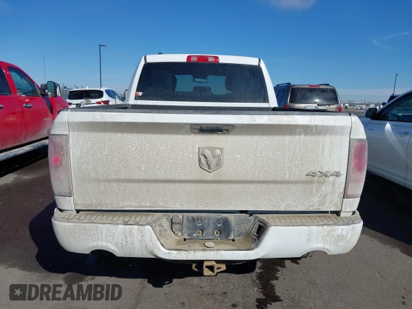 2014 Ram 1500 Express with VIN 1C6RR7FTXES119572, listed as a IAAI auction lot 41655142 with 143,232 mi miles. Bid and sale history available at carsss.com. Image 16.