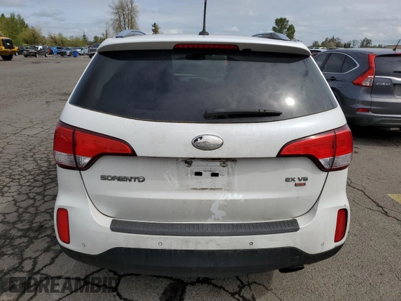 2014 Kia Sorento EX with VIN 5XYKUDA71EG531497, listed as a Copart auction lot 52368205 with 127,786 mi miles and Clean Title. Bid and sale history available at DreamBid. Image 6.