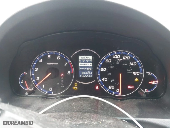 2008 Acura TSX with VIN JH4CL96818C000670, listed as a IAAI auction lot 41516628 with 162233 miles. Bid and sale history available at carsss.com. Image 7.