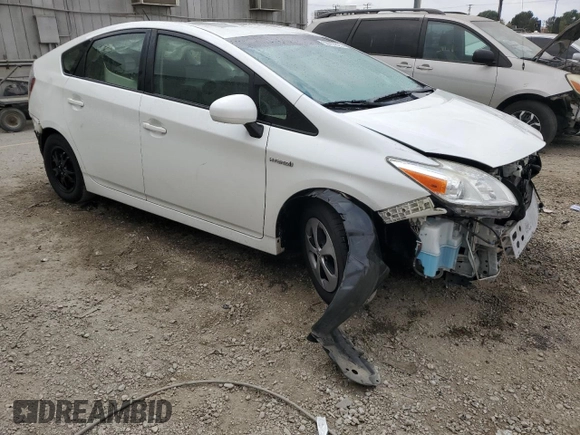 2014 Toyota Prius Four with VIN JTDKN3DU7E1841002, listed as a Copart auction lot 53757825 with Not provided miles and Salvage title. Bid and sale history available at DreamBid. Image 4.
