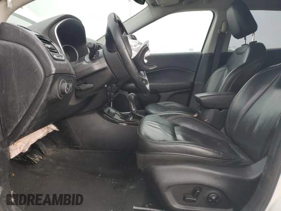 2018 Jeep Compass Limited with VIN 3C4NJDCB4JT440556, listed as a Copart auction lot 46345255 with Not Provided miles and Salvage Title. Bid and sale history available at DreamBid. Image 7.
