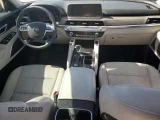2020 Kia Telluride EX with VIN 5XYP34HC9LG001075, listed as a Copart auction lot 46814085 with 95,428 mi miles and Salvage Title. Bid and sale history available at DreamBid. Image 8.