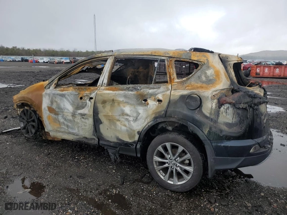2018 Toyota RAV4 Limited with VIN JTMDFREV7JJ739757, listed as a Copart auction lot 49266375 with 0 mi miles and Salvage Title. Bid and sale history available at carsss.com. Image 2.