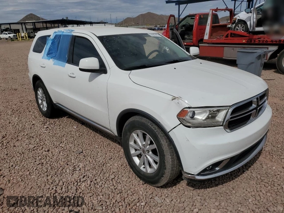 2019 Dodge Durango SXT Plus with VIN 1C4RDHAG1KC798953, listed as a Copart auction lot 50989455 with 109,634 mi miles and Salvage title. Bid and sale history available at DreamBid. Image 4.