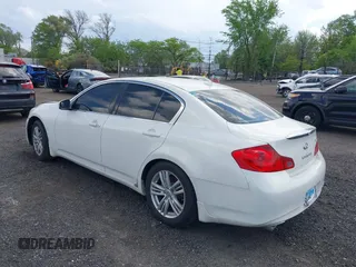 2012 Infiniti G25 Journey with VIN JN1DV6AP5CM700338, listed as a IAAI auction lot 42157660 with 139,888 mi miles. Bid and sale history available at carsss.com. Image 3.