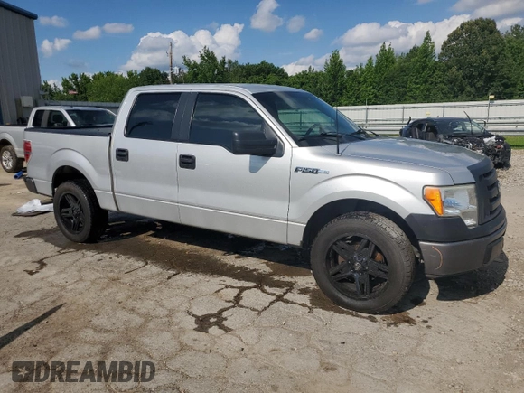 2009 Ford F-150 XL with VIN 1FTRW12WX9FB19889, listed as a Copart auction lot 60272775 with 155,783 mi miles and Salvage title. Bid and sale history available at DreamBid. Image 4.