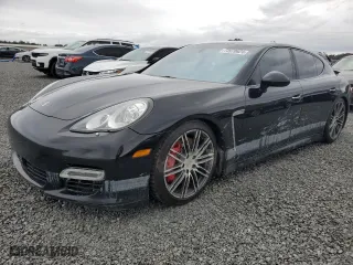2011 Porsche Panamera Turbo with VIN WP0AC2A70BL090657, listed as a Copart auction lot 73970624 with 0 mi miles and Salvage Title. Bid and sale history available at carsss.com. Image 1.