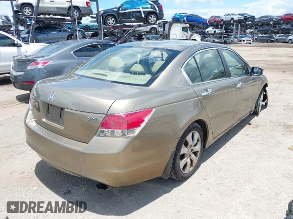 2010 Honda Accord EX-L z VIN 1HGCP3F88AA007606, wystawiony jako IAAI lot #42251843 z przebiegiem Nie podano mil oraz . Historia ofert i sprzedaży dostępna na DreamBid. Obrazek 4.